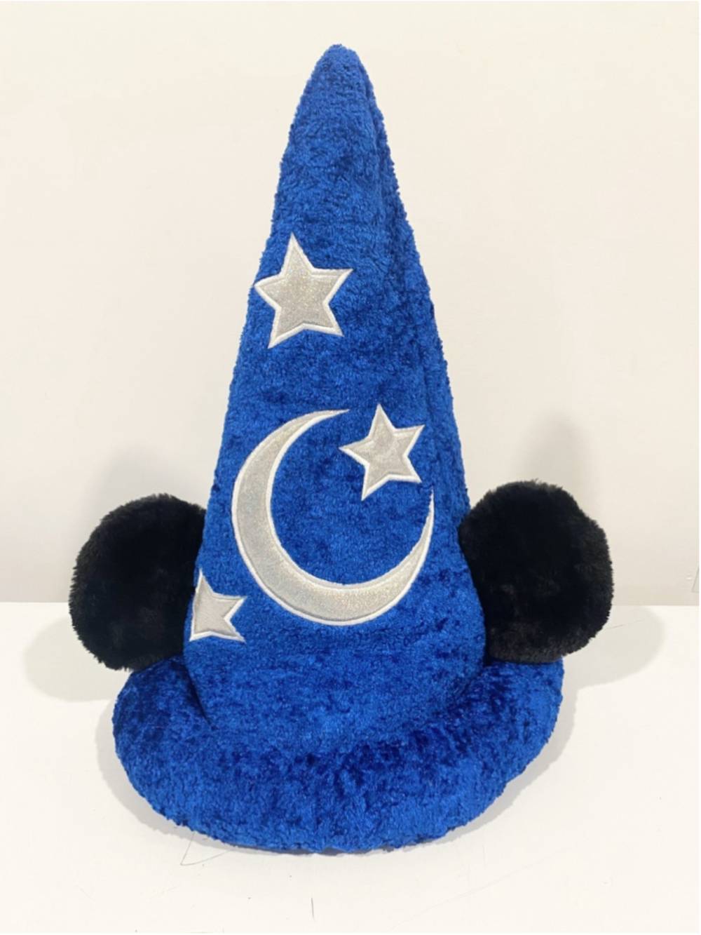 Disney Parks Fantasia Sorcerer Mickey Mouse Hat Adult Blue Wizard Ears Costume